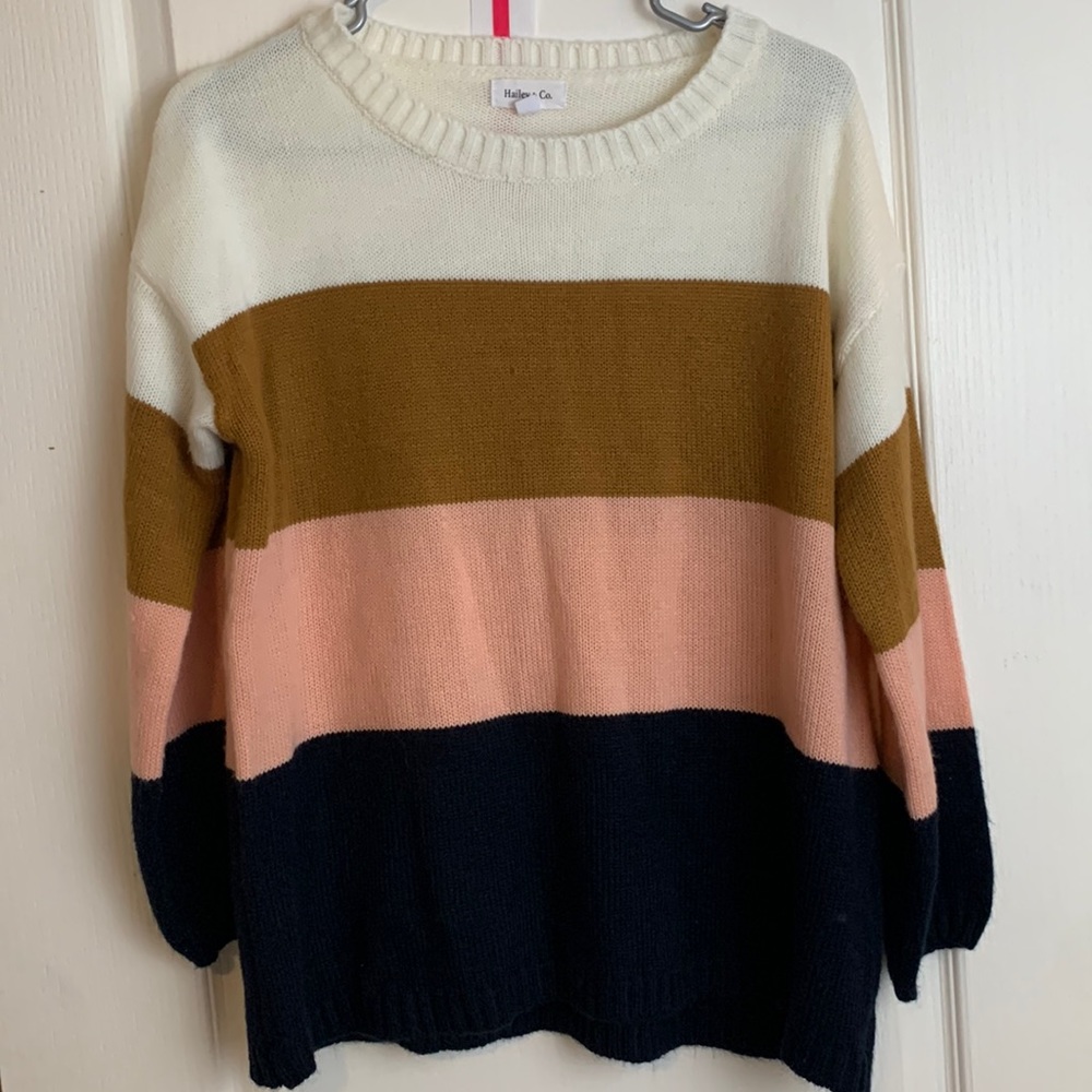 Block sweater